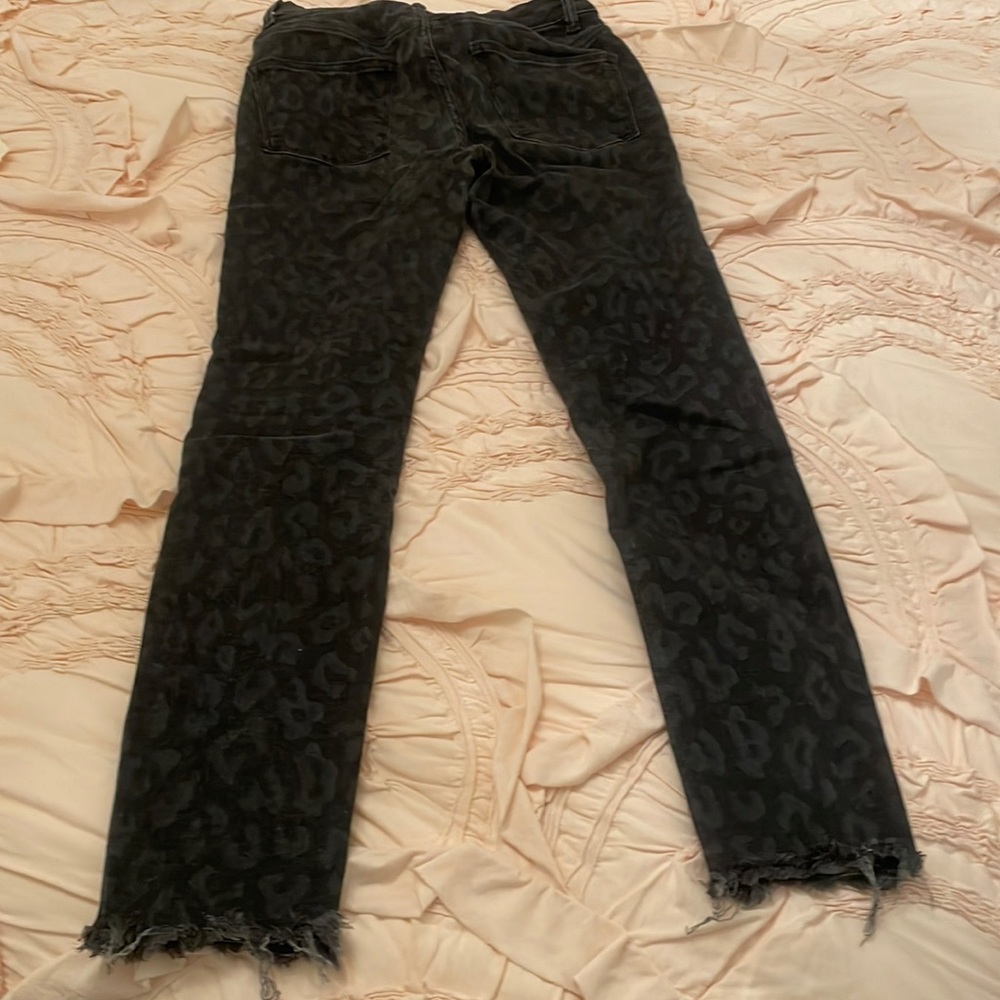 DL 1961 leopard skinny jeans